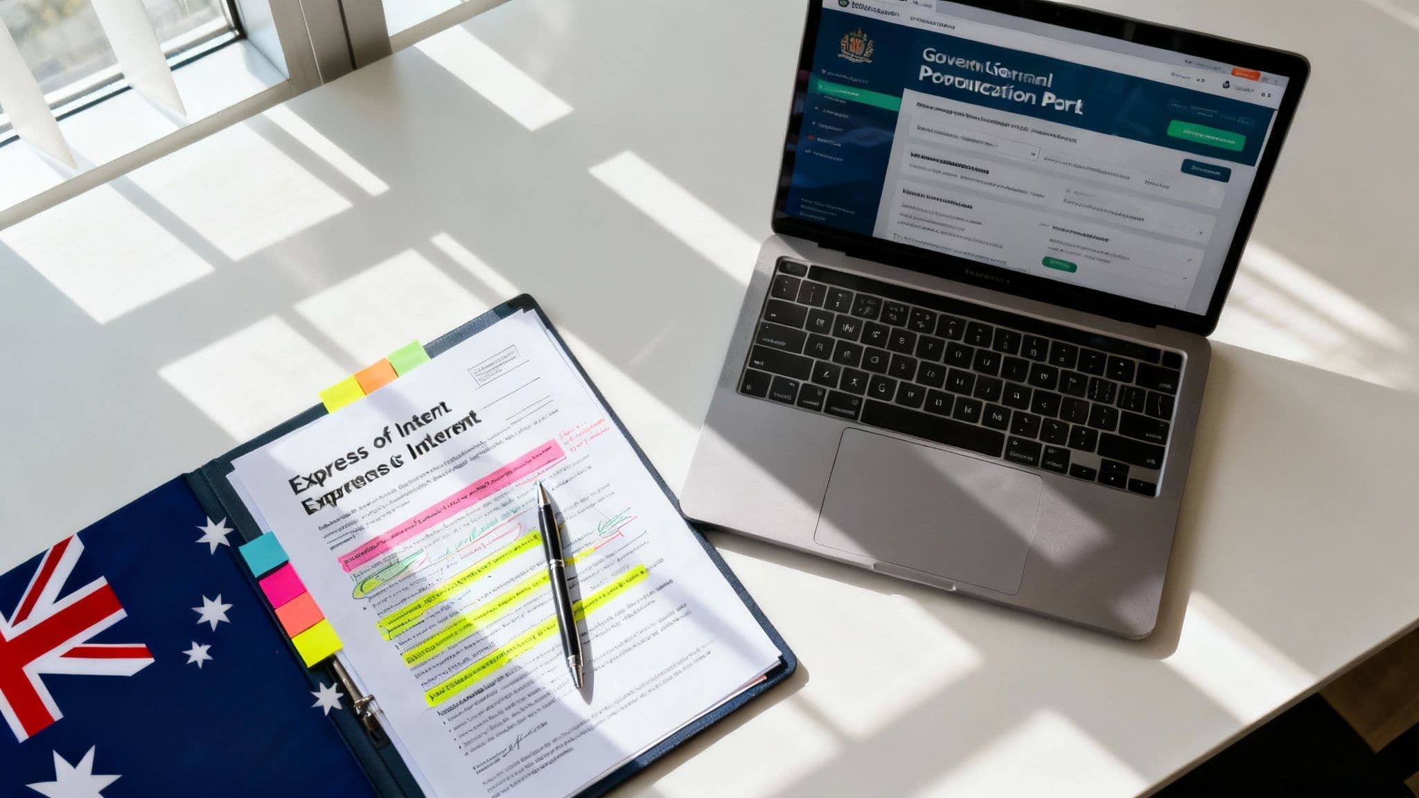 Your Guide to a Winning Express of Interest Sample